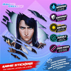 Arcane League of Legends Scratch Design Sticker | Waterproof Vinyl for Helmet, Motorcycle & Tumbler