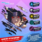 All Anime Anime Inspired Set 2  Anime Inspired Scratch Sticker Waterproof Vinyl for Helmet, Motorcycle, Car, Laptop & Tumbler