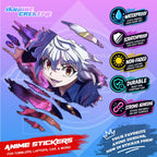 Hunter x Hunter Inspired Scratch Sticker | Waterproof Vinyl for Helmet, Motorcycle, Car & Tumbler