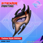 All Anime Inspired Tattoo Style Sticker