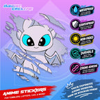 Kids Edition Cartoon Inspired Scratch Sticker Waterproof Vinyl for Helmet, Motorcycle, Car & Tumbler