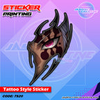 All Anime Inspired Tattoo Style Sticker