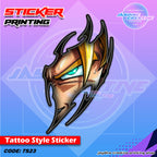 All Anime Inspired Tattoo Style Sticker