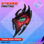 All Anime Inspired Tattoo Style Sticker