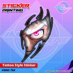 All Anime Inspired Tattoo Style Sticker