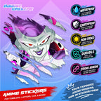 Dragonball Anime Inspired Scratch Sticker Waterproof Vinyl for Helmet, Motorcycle, Car & Tumbler