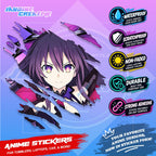 Date A Live Anime Inspired Scratch Sticker | Waterproof Vinyl for Helmet Motorcycle Laptop & Tumbler