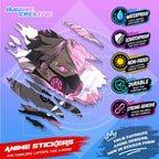 Kaiju no. 8 Anime Inspired Scratch Sticker Waterproof Vinyl for Helmet, Motorcycle, Laptop & Tumbler