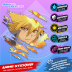 Hitman Reborn Anime Scratch Sticker | Waterproof Vinyl for Helmet, Motorcycle, Car, Laptop & Tumbler