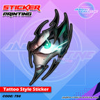 All Anime Inspired Tattoo Style Sticker