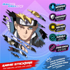 Boruto Anime Inspire Scratch Sticker Waterproof Vinyl for Helmet, Motorcycle, Car, Laptop & Tumbler