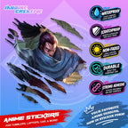 League of Legends Inspired Scratch Sticker Waterproof Vinyl for Helmet, Motorcycle, Laptop & Tumbler
