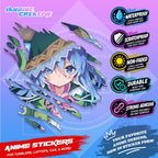 Date A Live Anime Inspired Scratch Sticker | Waterproof Vinyl for Helmet Motorcycle Laptop & Tumbler