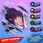 Frieren Anime Inspired Scratch Design | Waterproof Vinyl for Helmet, Motorcycle, Laptop & Tumbler