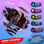 League of Legends Inspired Scratch Sticker Waterproof Vinyl for Helmet, Motorcycle, Laptop & Tumbler