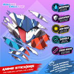 Darling in the Franxx Scratch Sticker Waterproof Vinyl for Helmet, Motorcycle, Car, Laptop & Tumbler