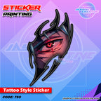 All Anime Inspired Tattoo Style Sticker