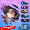 Akatsuki Anime Inspired Scratch Sticker | Waterproof Vinyl for Helmet, Motorcycle, Car & Tumbler