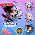 Genshin Impact Scratch Design Sticker
