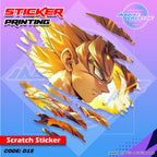 All Anime Inspired Scratch Design Sticker