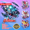Gundam Scratch Design Sticker