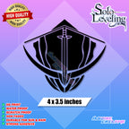 Solo Leveling Inspired Decal Cut-Out Sticker