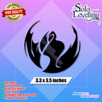 Solo Leveling Inspired Decal Cut-Out Sticker