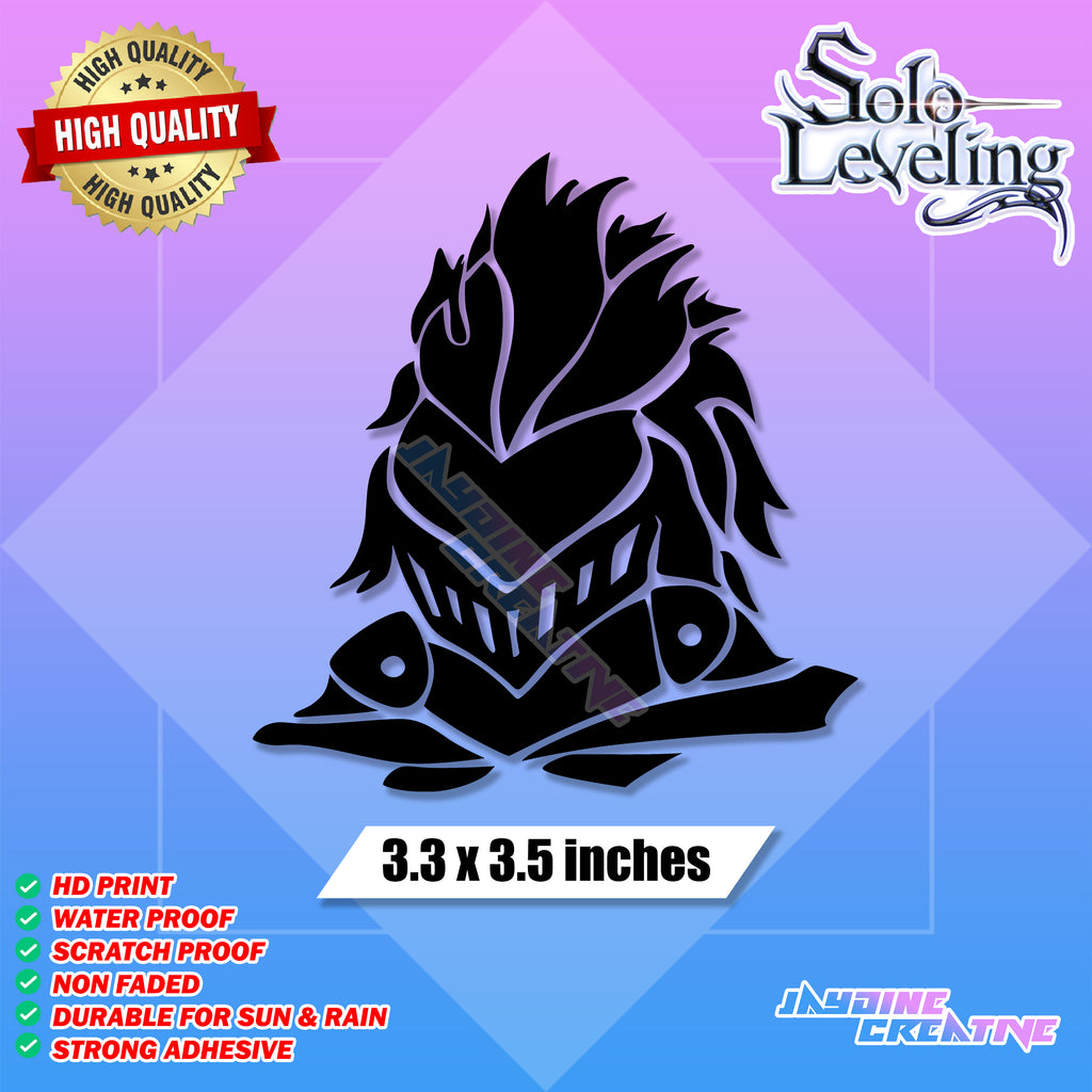 Solo Leveling Inspired Decal Cut-Out Sticker
