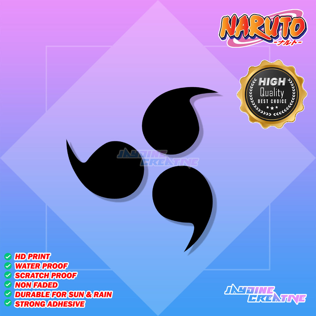 Naruto Inspired Decal Cut-Out Sticker