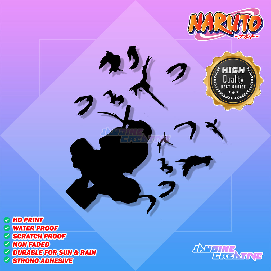 Naruto Inspired Decal Cut-Out Sticker