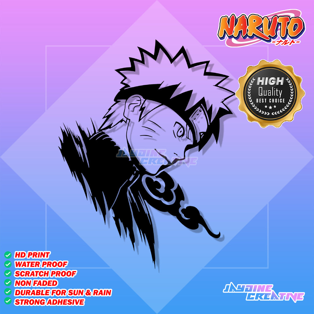 Naruto Inspired Decal Cut-Out Sticker