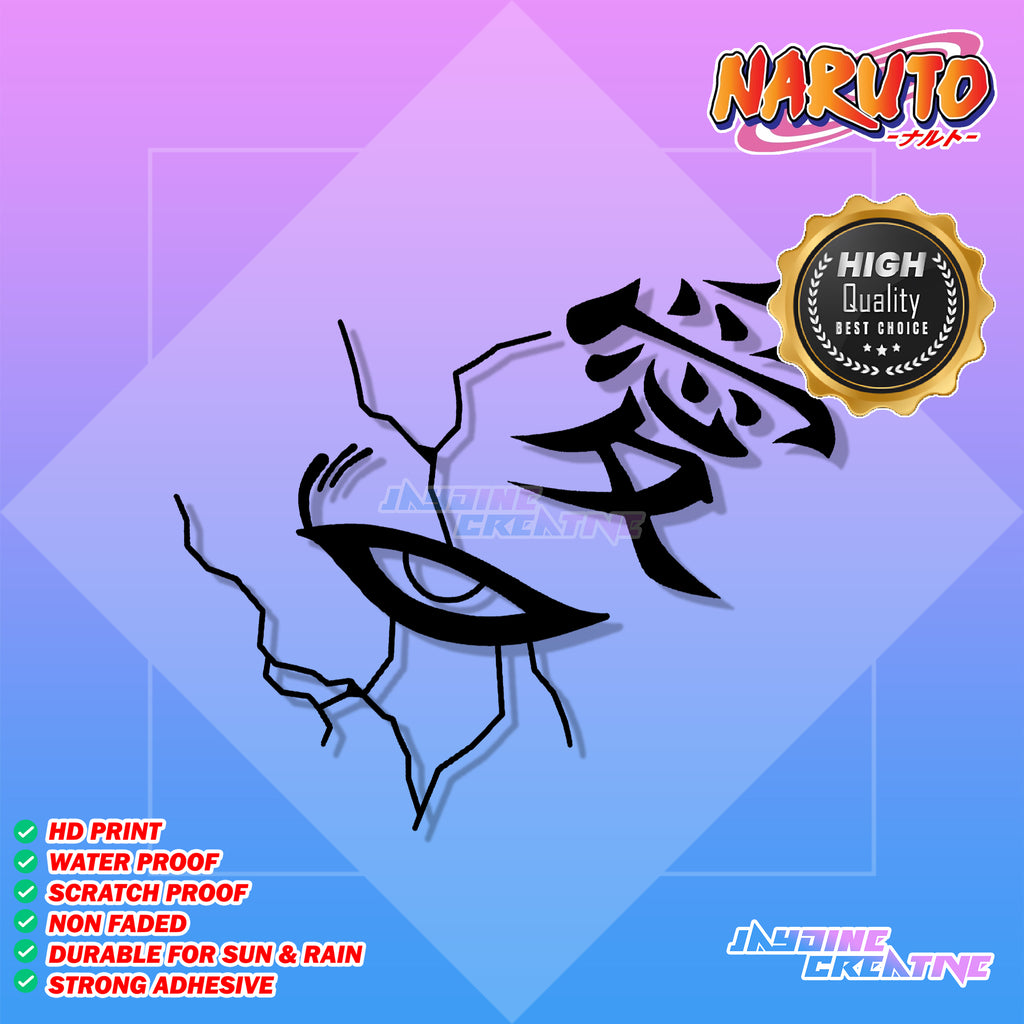 Naruto Inspired Decal Cut-Out Sticker