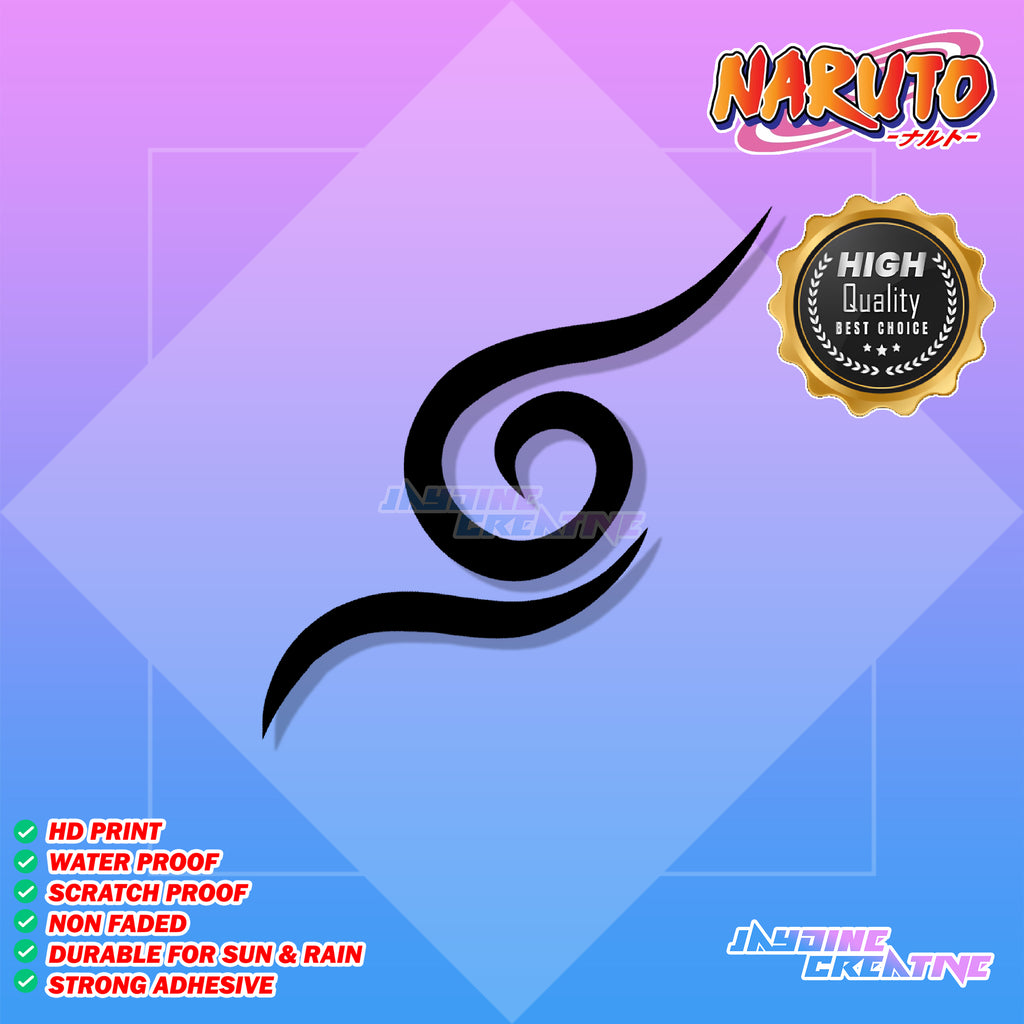 Naruto Inspired Decal Cut-Out Sticker