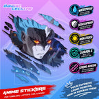 Boruto Anime Inspire Scratch Sticker Waterproof Vinyl for Helmet, Motorcycle, Car, Laptop & Tumbler