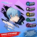 Frieren Anime Inspired Scratch Design | Waterproof Vinyl for Helmet, Motorcycle, Laptop & Tumbler