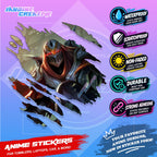 League of Legends Inspired Scratch Sticker Waterproof Vinyl for Helmet, Motorcycle, Laptop & Tumbler
