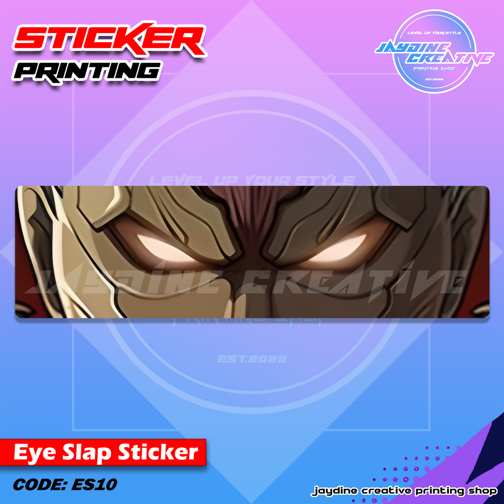 Attack on Titan Inspired Eye Slap Sticker