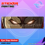 Attack on Titan Inspired Eye Slap Sticker