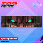 Attack on Titan Inspired Eye Slap Sticker