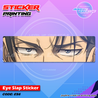 Attack on Titan Inspired Eye Slap Sticker