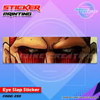 Attack on Titan Inspired Eye Slap Sticker