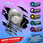Chainsawman Anime Inspired Scratch Sticker Waterproof Vinyl for Helmet, Motorcycle, Laptop & Tumbler