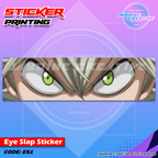 Black Clover Inspired Eye Slap Sticker