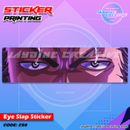 Black Clover Inspired Eye Slap Sticker
