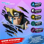 Boruto Anime Inspire Scratch Sticker Waterproof Vinyl for Helmet, Motorcycle, Car, Laptop & Tumbler