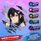 Kaiju no. 8 Anime Inspired Scratch Sticker Waterproof Vinyl for Helmet, Motorcycle, Laptop & Tumbler