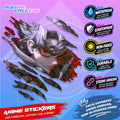 Gachiakuta Anime Inspired Scratch Sticker | Waterproof Vinyl for Helmet Motorcycle, Laptop & Tumbler