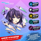 Date A Live Anime Inspired Scratch Sticker | Waterproof Vinyl for Helmet Motorcycle Laptop & Tumbler