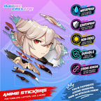 Genshin Inazuma Inspired Scratch Sticker Waterproof Vinyl for Helmet, Motorcycle, Car & Tumbler