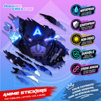 Captain America Inspired Scratch Sticker | Waterproof Vinyl for Helmet, Motorcycle, Laptop & Tumbler